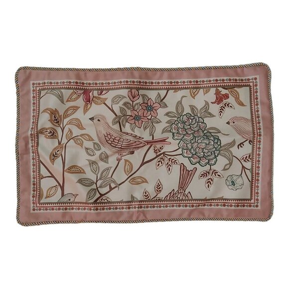 Patdrea Designer Outdoor Pillow Covers 12"x20" | Vintage Floral Farmhouse - Picture 1 of 4